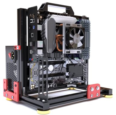 DIY Aluminium Pc Open Case Computer Chassis Test Bench Support Water Cooling Support Server Chassis Support Itx Matx ATX Eatx (2.M-ATX)