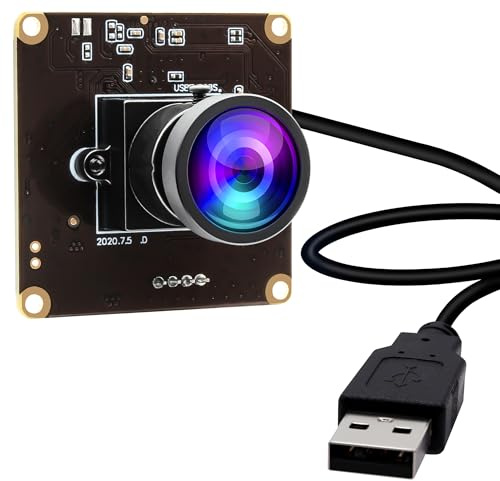 ELP 260fps USB Camera Module for Computer 120° Wide Angle Lighturn Camera 2MP Mini USB2.0 PC Camera CMOS OV4689 260FPS@360P 120FPS@720P 60FPS@1080P FHD Web camera High Frame Camera for Jetson Nano