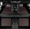 4 Stücke Fußmatten Auto für Opel Life Adam Karl Corsa Tigra, PU Leder Fussmatten Vorne Hinten, Allwetter Wasserfest Antirutsch Teppich, D BlackRed