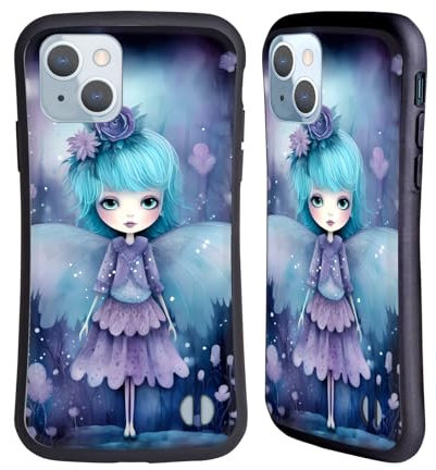 Head Case Designs Offizielle Haroulita Blaue Haarfee Wunderlich Hybride Handyhülle Hülle Huelle kompatibel mit Apple iPhone 14
