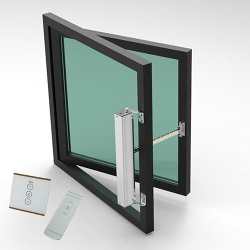 24V Apri Finestra Elettrico, Apri e Chiudi Sfiato Automatico per Serra, 400N Comando Elettrico a Catena per L'apertura e il Bloccaggio dei Finestrini, Sistema Controllo Remoto(70cm stroke 24v+controll