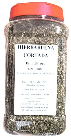 Hierbabuena 250 gr - Origen España - pelluz: Frescura y Calidad para tus infusiones