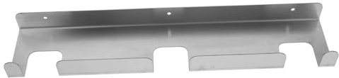 SHOWERORO Pizza-wandregal Aus Edelstahl Pizzaschaufelhalter Zur Aufbewahrung Küche Hängeregal Für Pizzaschaufeln Und Küchenutensilien Montierbar Wand Platzsparendes Design Für Privaten Und g