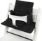 Sitzkissen Ersatzbezug Bezug Kissen-Set Sitzverkleinerer kompatibel mit Stokke Tripp Trapp für Hochstuhl-Kinderstuhl Mod. 2 (org. uni schwarz)