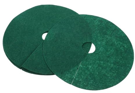 AKOOSY Runde Baumringmatte aus Vliesstoff, 10 Stück, 25cm