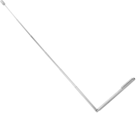 YARNOW Baguette de Sourcier en Laiton Robuste Pliable Antenne Rétractable pour Détection d'Eau et Trésors, Tige de Localisation d'Objets Perdus pour Usage Domestique et Feng Shui