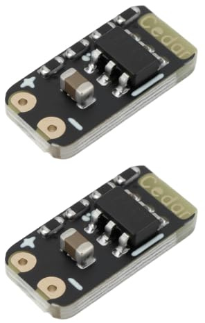 ECSiNG 2 Pack 1S Mini Lithium Battery Voltmeter Module 3.7 to 4.2V Display compatible with 1S Li ion LiPo