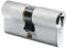 Yale 600-Serie Euro-Profilzylinder – Doppelt/Notfall – 27/27 – Satin-Nickel – Blistermenge 1