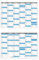 Tafelkalender DIN A5 2025 (5 Stück) Format (148 x 210 mm) 300g BD Papier sehr gut beschreibbar