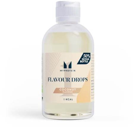 Myprotein FlavDrops Liquid Sweetener | Natural Flavour Enhancer for Protein, Oats, Coffee & More | Sugar-Free & Easy to Mix | Coconut 50 ml
