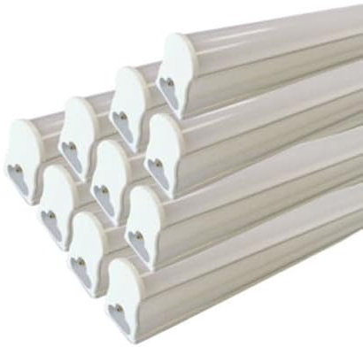 SILAMP Tube néon LED 150cm T5 24W (Pack de 10) - Blanc Froid 6000K - 8000K