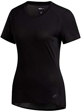 Adidas Women Sn Run Cru W Long Sleeve T-shirt - White/Raw White, Large