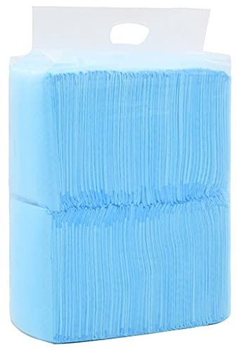 vidaXL 100x Hunde Toilettenmatte Toiletten Pads Welpentoilette Training Welpenunterlage Trainingsunterlagen für Welpen Puppy 60x45 cm Vliesstoff