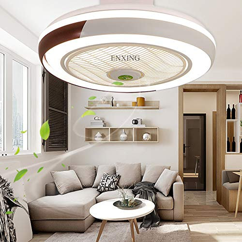 Fan Deckenventilator Moderne Fan Deckenleuchte LED Dimmbar Fan Deckenlampe Mit Beleuchtung Lichter Und Fernbedienung Lamp Leise Kreative Kinderzimmer Schlafzimmer Wohnzimmer Beleuchtun Pendelleuchte
