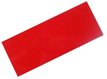 Spacer G10 4X 10 X 0.04 (100x250x1mm) Handling Material für die Messerherstellung,Miarta Knife Scales Slab (rot)