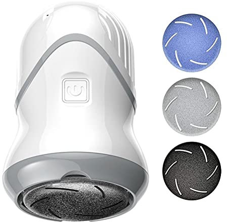 BSTCAR Rapeuse Piedi Elettrico con 3 Teste A Rulli 2 Velocità Grattugiatrice Piedi USB Ricaricabile Automatico Pedicure Elettrico Cura Dei Piedi Per Eliminare Pelle Dura E Cuticole