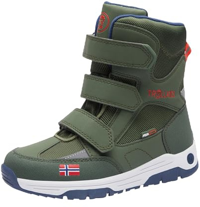 Trollkids Kids Lofoten Winter Boots 28, forest green