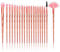 20pcs Makeup Brush Set, Premium Synthetic Kabuki Brushes Set for Foundation, Shading, Eyebrow, Face Blender, Makeup Brush Kit (ROSE GOLD)