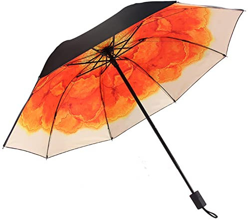 PUYYDS UV-Schutz Sonnenschirm Sonnenschirm Regenschirm Winddicht Umgekehrter Regenschirm Regen Männer Frauen Großes Werbegeschenk Sonnenschirm Strandschirm