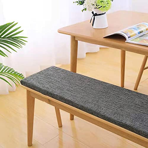 Rechteck Stuhl Sitzkissen 5cm Dicke Outdoor Bank Kissen 2 3 4 Sitzer Bank Pad Esszimmer Terrasse Bank Sitzpolster Rutschfest Abnehmbare Schaukelmatte