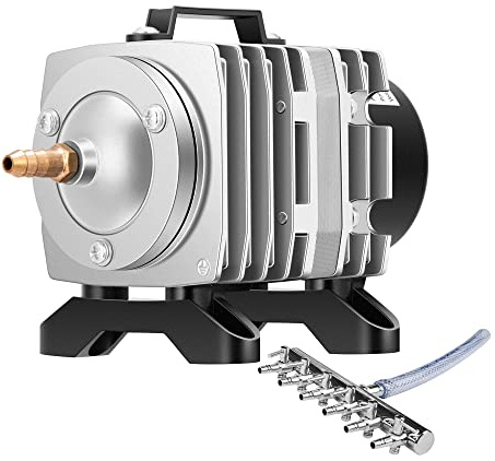 VIVOSUN Commercial Air Pump 634GPH, 25W, 40L/min 6 Outlet for Aquarium and Hydroponic Systems