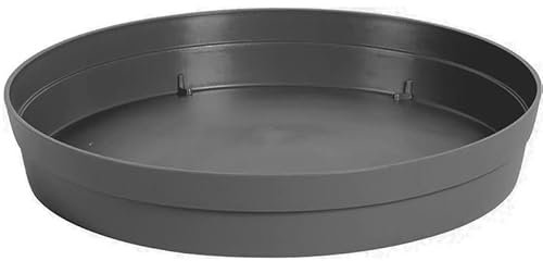 Soucoupe Ø18,5cm ronde Toscane anthracite - EDA