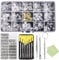 Swpeet 1310Pcs Upgrade Version Eye Glass Repair Kit beinhaltet Nasenpads, Präzisionsschraubendreher-Set, Schrauben, Pinzette, Reinigungstuch für Brillen, Sonnenbrille, Uhr Uhr Brillen Reparatur