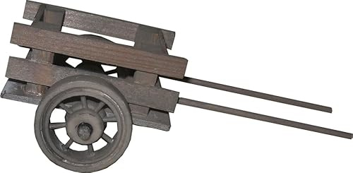 FADEDA Eselkarren/Höhe:5 cm/handbemalt/detailgetreue Krippen Figuren - Weihnachten Tisch Dekoration Krippe Zubehör