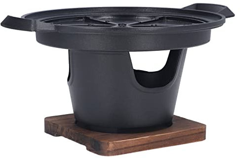Natudeco Mini-Holzkohlegrill, Keramik-Ton-Holzkohleofen, Tragbarer Grillofen, Japanischer Grill, Yakitori-Grill, Tischgrill Für Hot Pot, Camping Im Freien