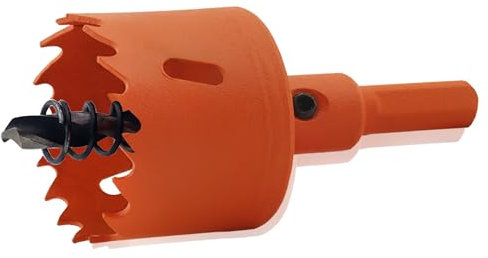 Seghe a Tazza Bimetallica per Metallo Fresa a Tazza Bi-Metallica M42 con Biella HSS per Lamiera, Alluminio Legno, PVC, Acciaio Inossidabile e Lamiera di Plastica 30MM
