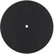 Turntable Platter Mat, 7 Inch Diameter Silicone Turntable Mat Anti-Static Anti-Slip Turntable Pad LP Slipmat Record Player Mat for Vinyl Record Mat Replacement Accessories (Black)