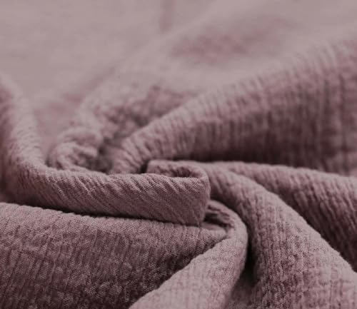 Musselin Stoff Stretch | Stretchmusselin | Ökotex | Meterware | viele Farben (old mauve)