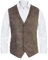 Gefomuofe Herren Anzug Weste Einstecktuch Taschentuch Jacquard Weste Klassisch Einfarbig Businessweste Casual Regular Fit Weste Anzug Weste für Hochzeit