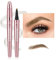 Magic Liquid Eyebrow Pencil - New 4 Tip Microblade Brow Pen, Natural Long-Lasting Hair-Like Defined Contouring Brows (# 01)