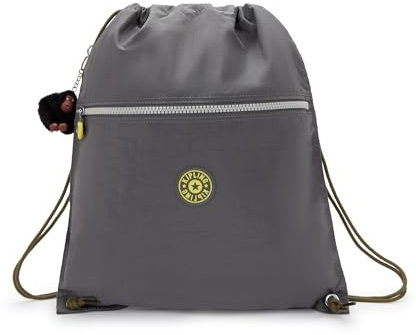Kipling Supertaboo, Borsa con Coulisse Unisex - Adulto, Back To Grey, 45 cm