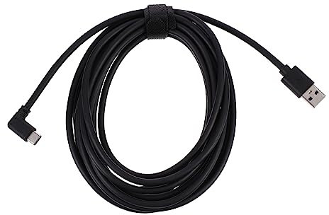 CAXUSD 4m Usb c Cable Vr Link Cable Type-c 90 Degree Connector Usb 3.1 Charging Cord for Vr Headset and Computer