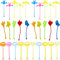 EIHI 30 Pezzi Colorato Sticky Hands Giocattoli per Bambini, Pipistrello fantasma di zucca Mani appiccicose Giocattoli per Bambini Regalo per Compleanno,Regali di Halloween Festa di Halloween