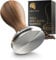 BaristaLegends Espresso Tamper 58,5mm – Präziser Kaffee-Tamper mit Edelstahlbase und Holzgriff, Antivakuum-Kante, ergonomisches Design für perfekte Druckverteilung – Profi-Barista Zubehör