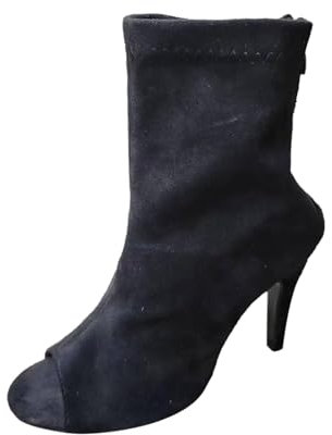 BGFIPAJG Regali Natale Donna Originali Stivali Donna Invernali Sopra Ginocchio Stivali Donna Colore Cuoio Stivali Bordeaux Donna Tacco Sottile Stivali Neri Donna Scamosciati Stivaletti Chelsea Donna N