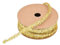 BrightGlow Weihnachten Lametta Girlande Dünn Mini Lametta Girlande Weihnachten Geschenkband Deko Schleifenband Geschenkband Glänzend Dünnes Lametta für Geschenk Weihnachtsbaum 8mm Gold 5 Yard