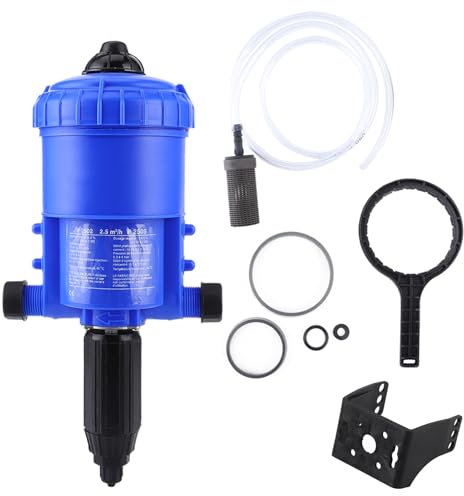 Dispositivo de dosificación automático Inyector de riego Bomba proporcional de agua para la agricultura de jardín Plasticador de 17x36 cm