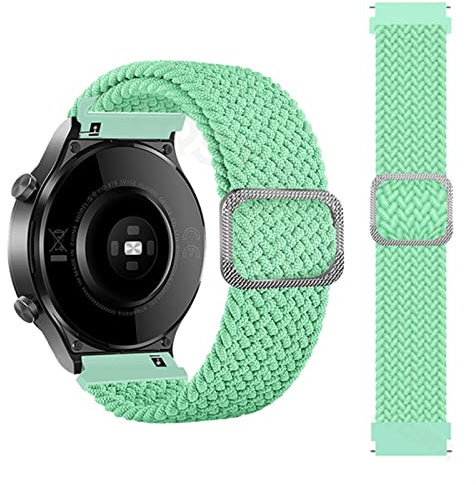 Geflochtene Correa -Armbandbänder für Coros Apex Pro/Apex 46 42mm Smartwatch Watchband Pace 2 Pace2 Bracelet Correa/Mint Green/22mm Universal
