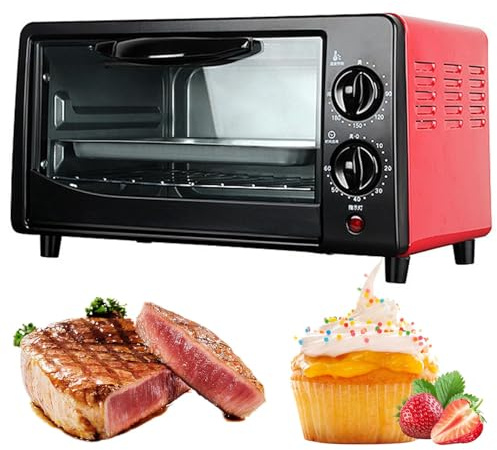 Compact Microwave Oven Air Fryer Combo, 11L Large Capacity, Temperature Control & Timer, Includes Bakeware and Rack for Household Use