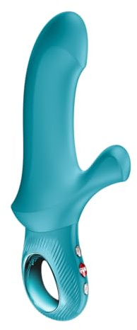 Fun Factory Bi Stronic Curve | Thrusting Rabbitvibrator für Frauen | IPX7 | G-Punkt-Kurve & Klitorisstimulation | 8 Stoß- & 6 Vibrationsprogramme | Sexspielzeug | Sex Toys | Hautfreundliches Silikon