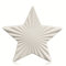 Sandra Rich, Keramik- Stern Timeless 18 cm. Deko Sterne in Creme, Weiss. 10600-2-40