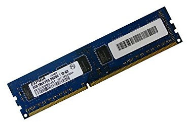 Elpida 2 GB RAM PC escritorio ebj21ue8bbf0-ae-f PC3 – 8500u 1066 mhz DDR3 2Rx8