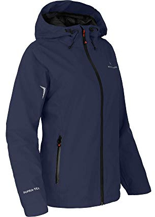 Bergson Helli | Damen Regenjacke, Netzfutter, 12000 mm Wassersäule, Peacoat Blue [368], 50 - Damen
