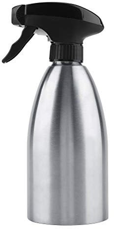 Oil And Vinegar Sprayer Bottle, Stainless Steel Oil Sprayer Bottle, Kitchen Grill Oil Spray Trigger Food Dressing Spray Seasoning Bottle for BBQ, Making Salad, Cooking, Baking, Roasting, Grilling