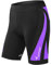 Sportneer Damen Radlerhose GepolstertSchnelltrockende Fahrradhose Kurz ElastischeRadhose Mit gitzpolster 4D Radsportshorts KurzeSporthose Damen Violett XL