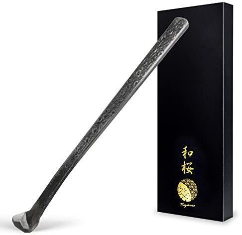 Wazakura Bonsai Chisel 185mm(7.2) Made in Japan, Steel Deadwood Carving Tool, Japanese Jin Shari Bark Scraper, Detail Woodworking Gouge - Triangular